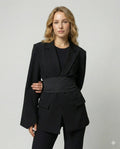 Taillierter Gürtel Blazer Damen | R&B