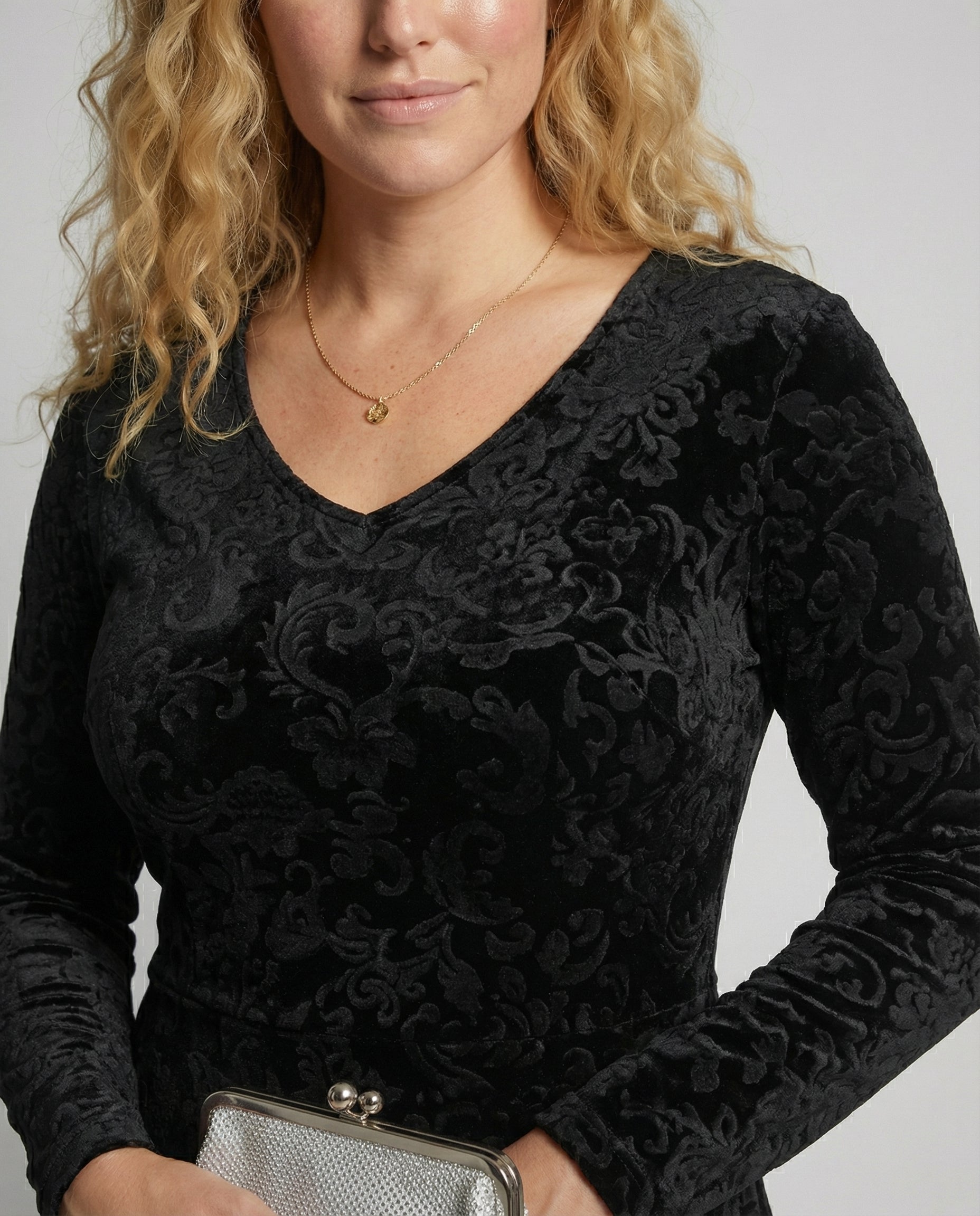 Figurschmeichelndes Ausgestelltes Kleid | R&B