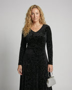 Figurschmeichelndes Ausgestelltes Kleid | R&B