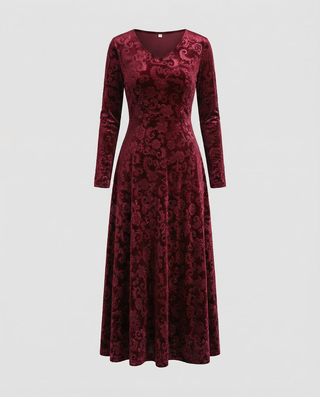 Figurschmeichelndes Ausgestelltes Kleid | R&B