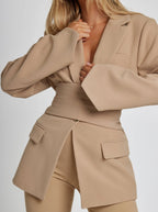 R&B | Eleganter Blazer mit Gürtel