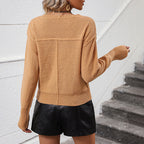 R&B | V-ausschnitt Strickpullover Acrylic Elegant, Bequem