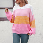 R&B | Strickpullover mit Farbblock