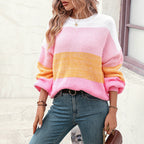 R&B | Strickpullover mit Farbblock