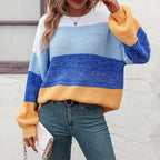 R&B | Strickpullover mit Farbblock