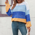 R&B | Strickpullover mit Farbblock
