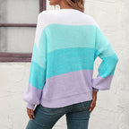 R&B | Strickpullover mit Farbblock