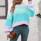 R&B | Strickpullover mit Farbblock