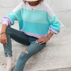 R&B | Strickpullover mit Farbblock