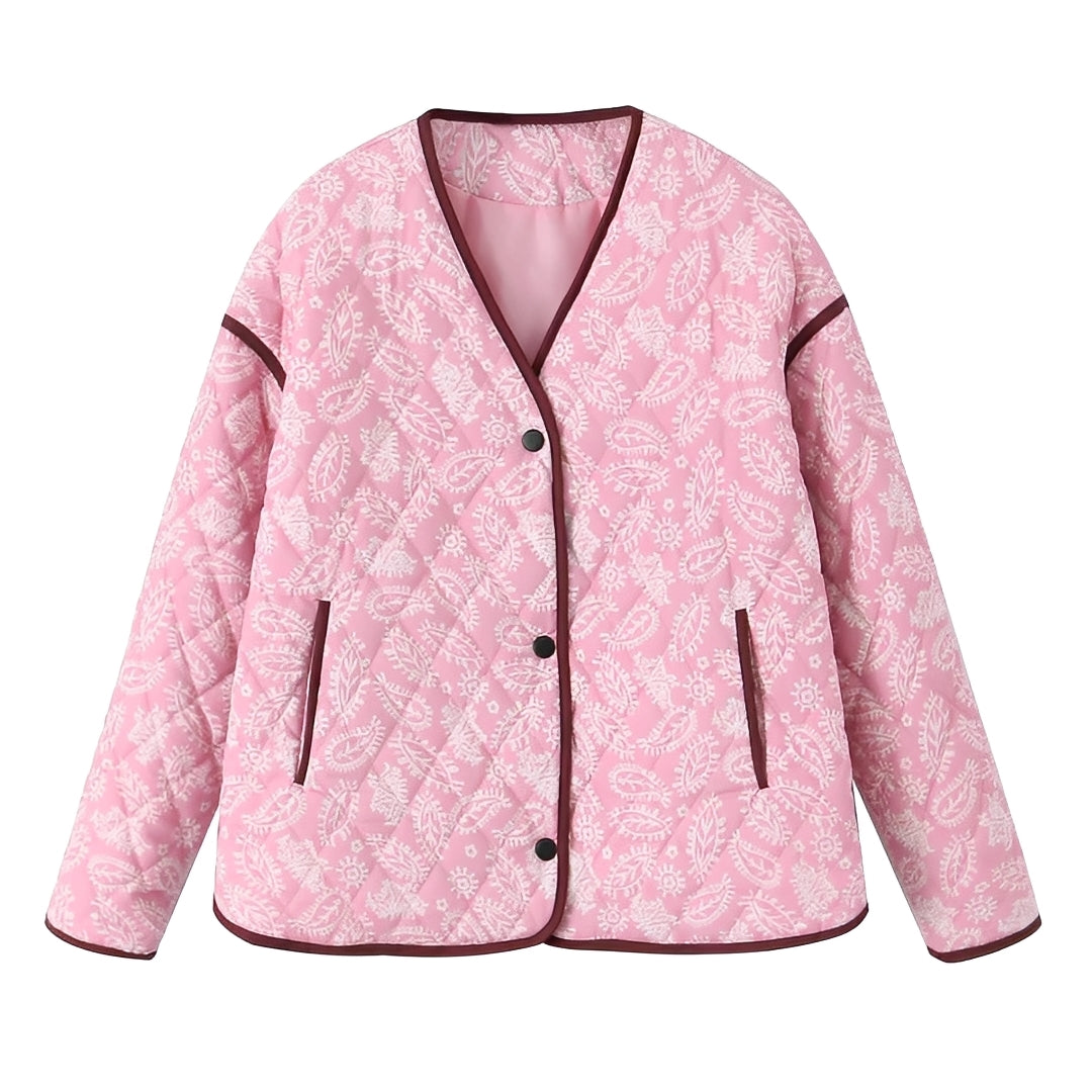 R&B | Lässige Patchwork-Quiltjacke für Frauen