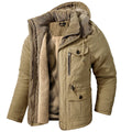 R&B | Warme Jacke mit Kapuze für Männer