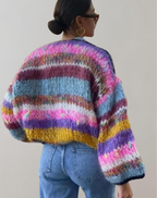 R&B | Übergroße und Bunte Strickjacke