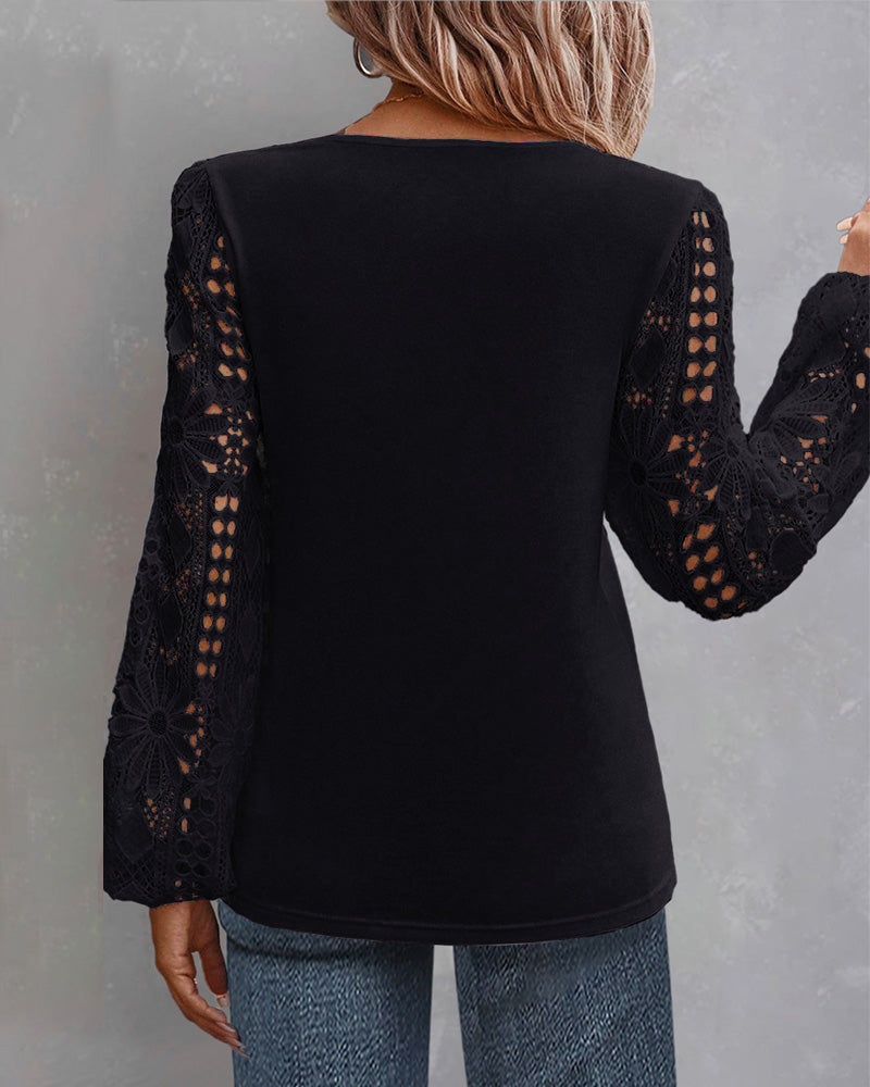 R&B | Bluse mit Spitze
