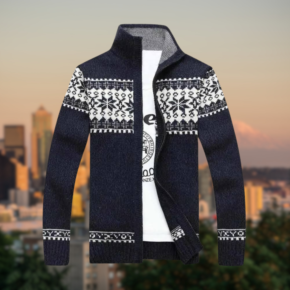 R&B | Sweatshirt mit Stehkragen