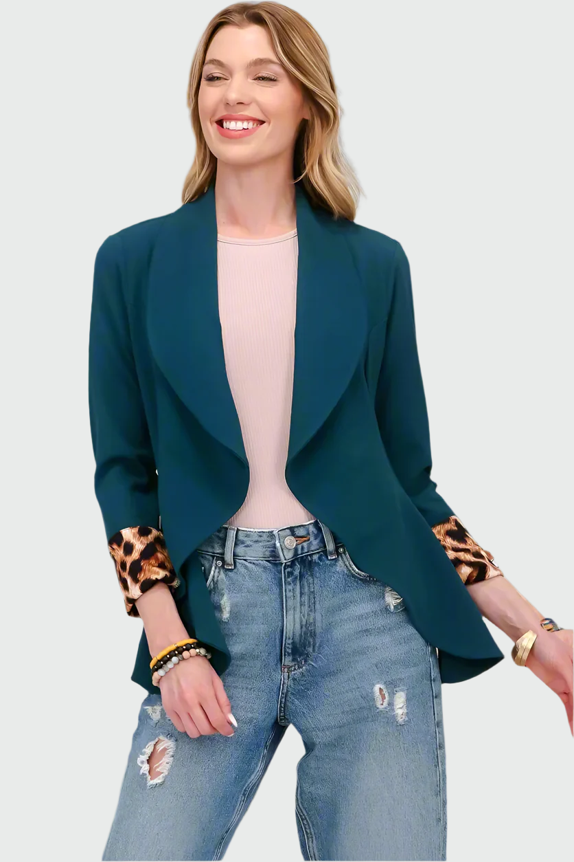R&B | Freizeit Blazer mit Pantherdetail