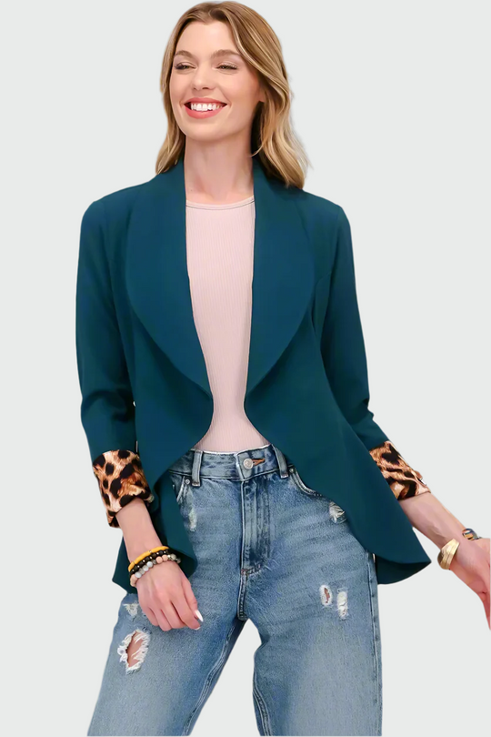 R&B | Freizeit Blazer mit Pantherdetail