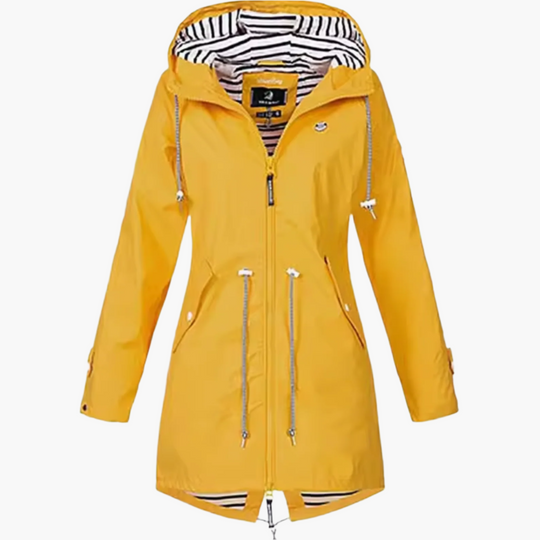 R&B | Regenjacke Outdoor Windbreaker mit Kapuze - Wasserdichte Übergangsjacke für Freizeit & Reisen