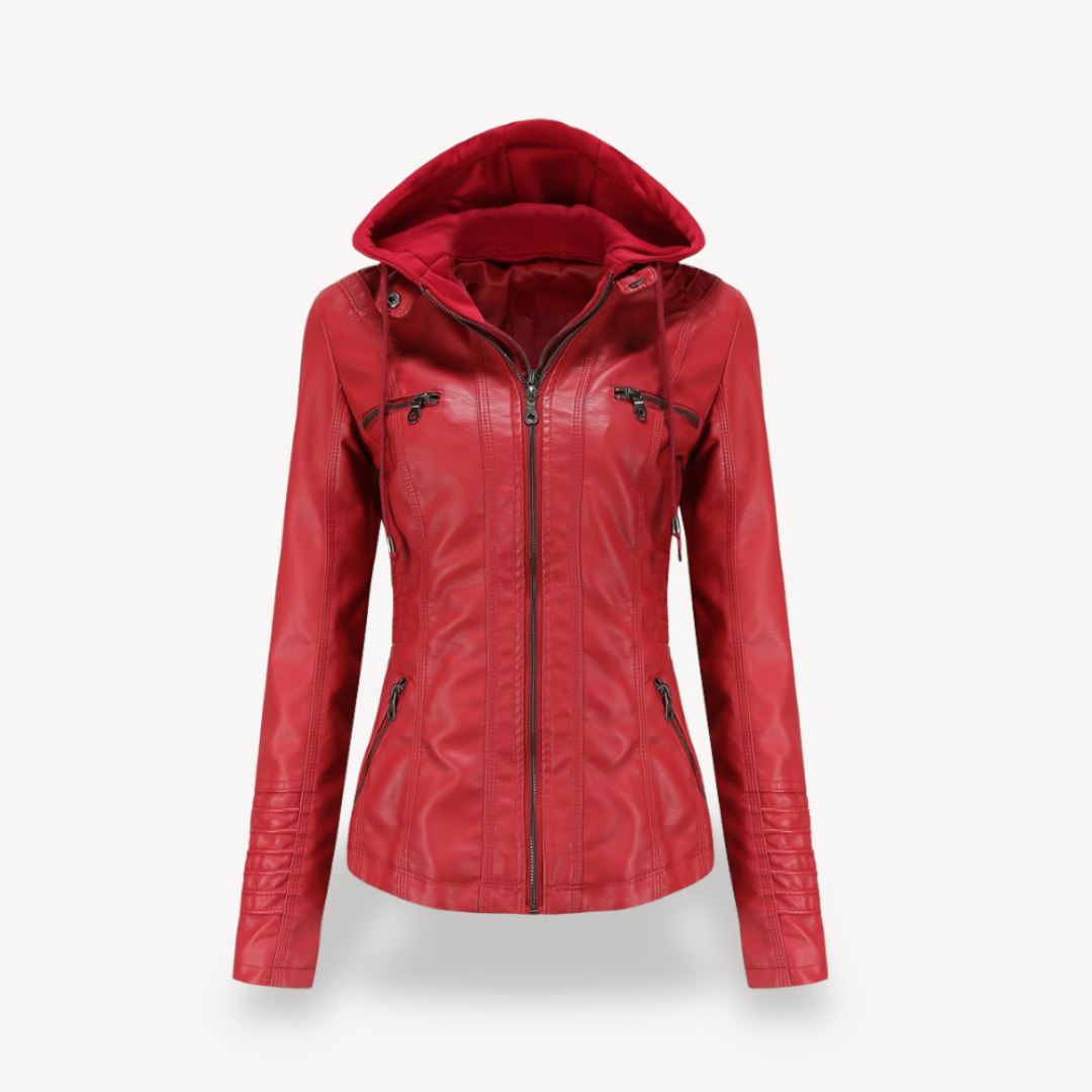 R&B | Motorrad Kunstlederjacke Damen