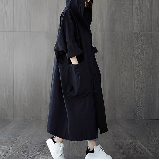 R&B | Moderner Trenchcoat mit Taschen für Frauen