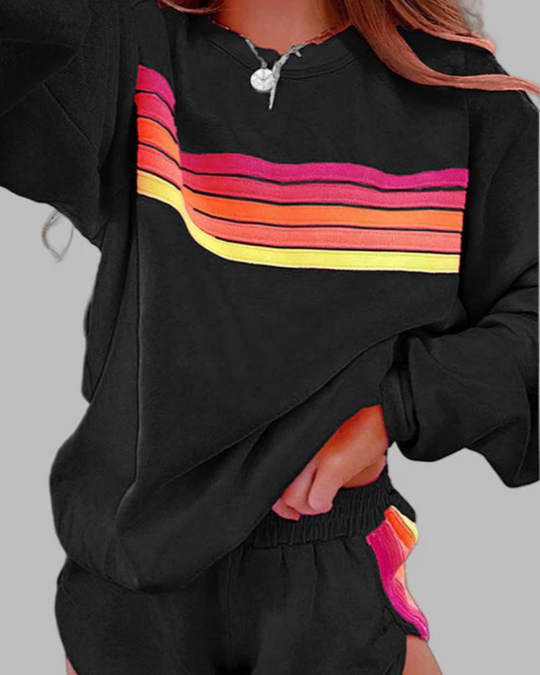 R&B | Gestreiftes Pyjama-Set