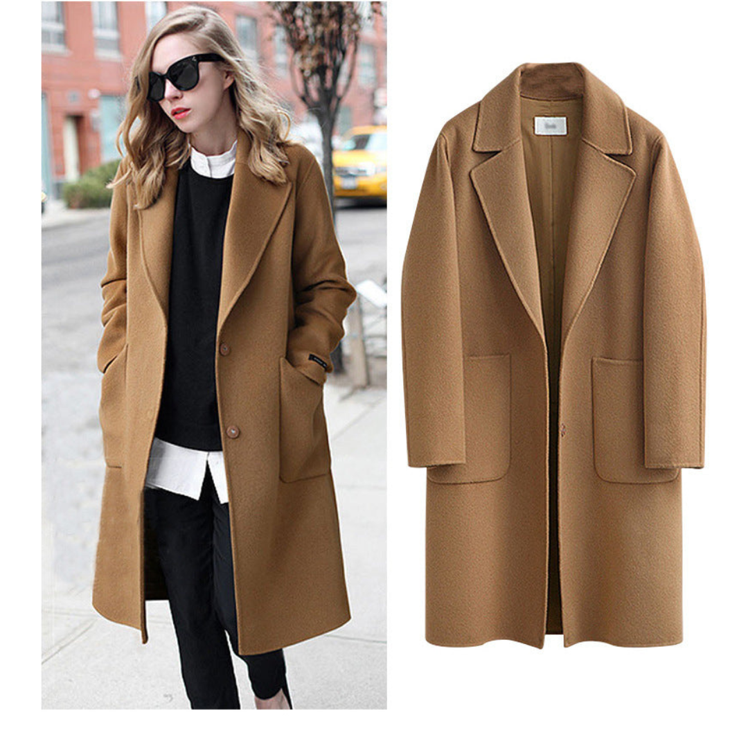 R&B | Langarm Winter Warme Trench Mantel - Lange