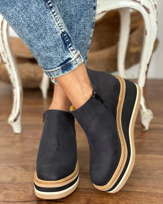 R&B | Damen Keilabsatz Stiefeletten