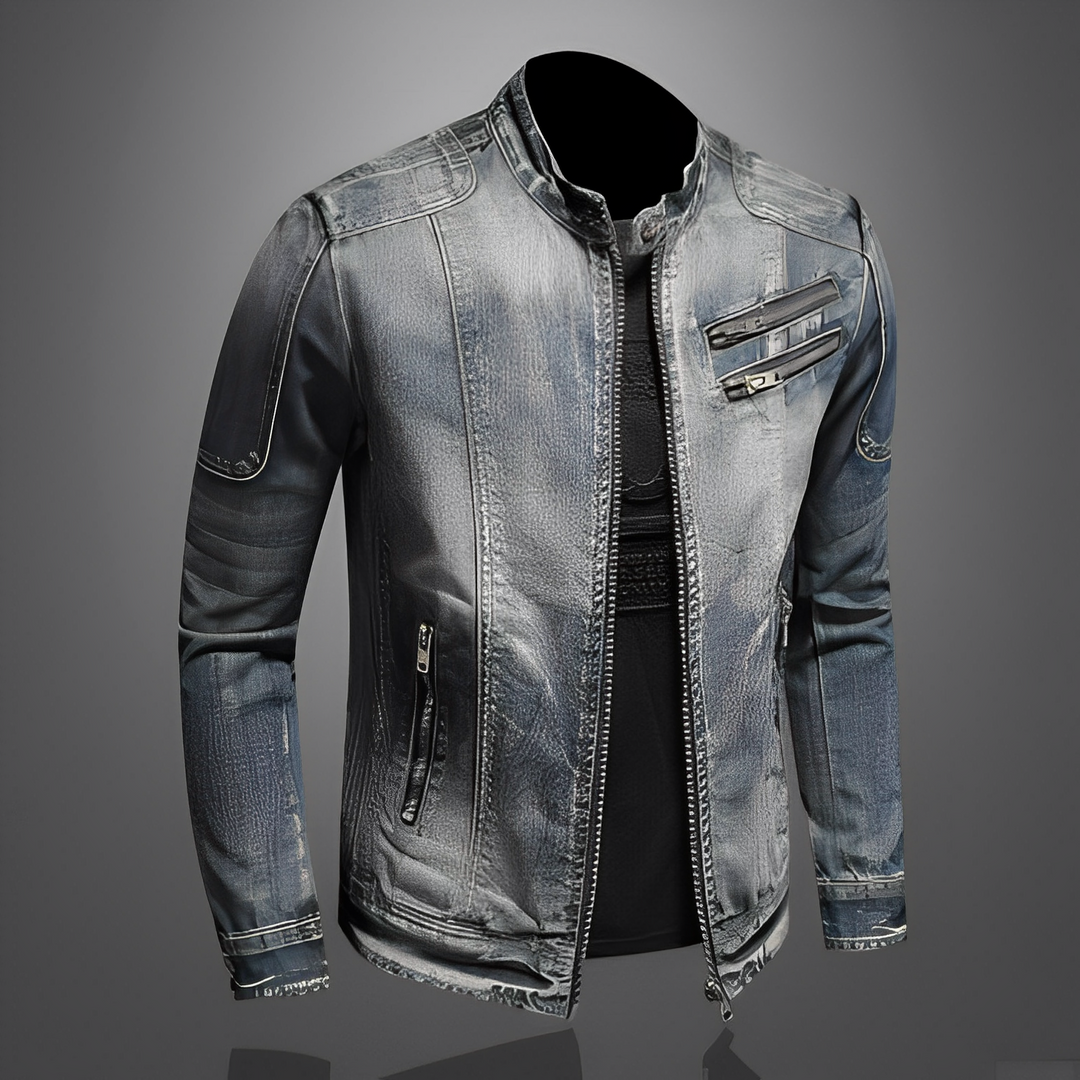 R&B | Stylische Jeansjacke mit Taschen für Männer