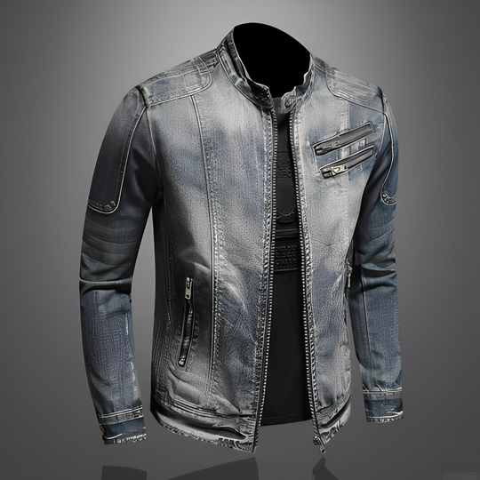 R&B | Stylische Jeansjacke mit Taschen für Männer