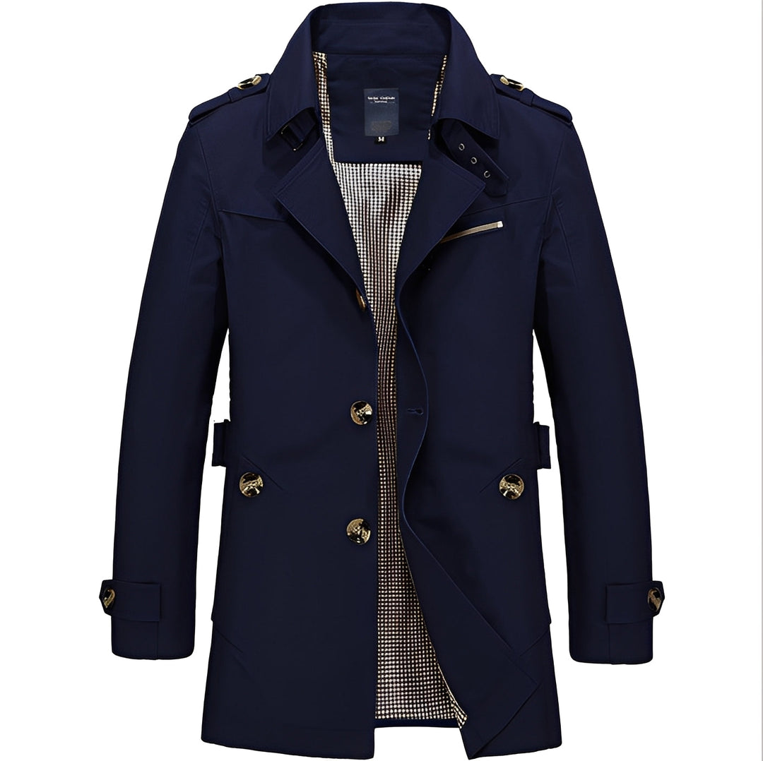 R&B | Lässige Mid-Länge Windjacke für Männer