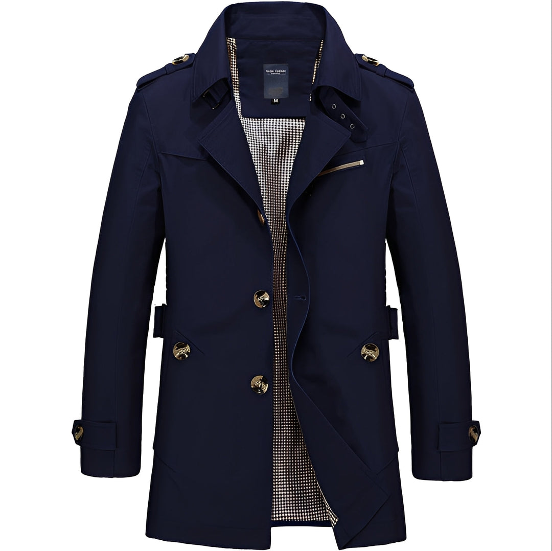 R&B | Eleganter Windbreaker Trenchcoat für Männer