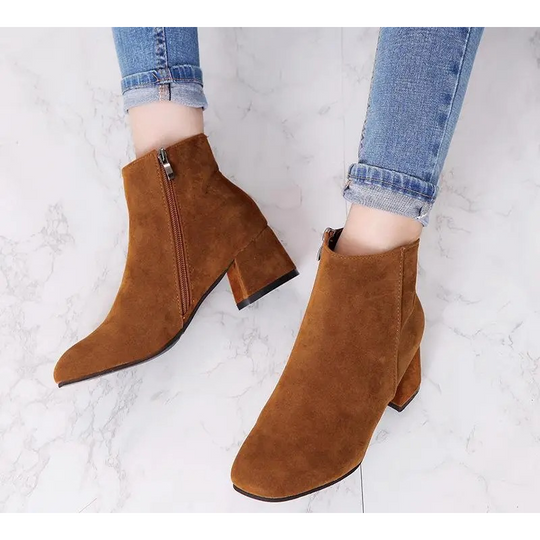 R&B | Moderne Wild Ankle Boots mit Bequemem Absatz Damen Ankle Boots