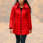 R&B | Wattierte Winterjacke mit Kapuze