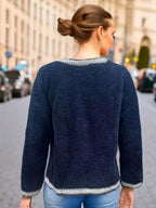 R&B | Cardigan Chic Moderner Stil Ideal für den Winter