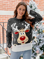 R&B | Weihnachtsbär & Geweih Strickpullover