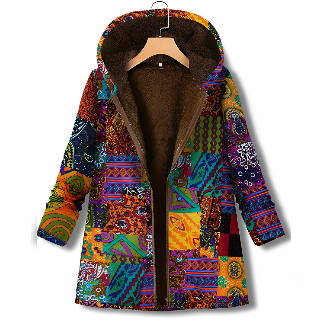 R&B | Vintage-Jacke mit Muster für Damen