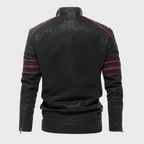 R&B | Herren Dick Gepolstertes Lederjacke