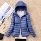 R&B | Bequeme, schmal geschnittene Damen-Daunenjacke