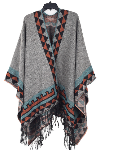 R&B | Gestrickter Poncho - Stilvoll & Warm