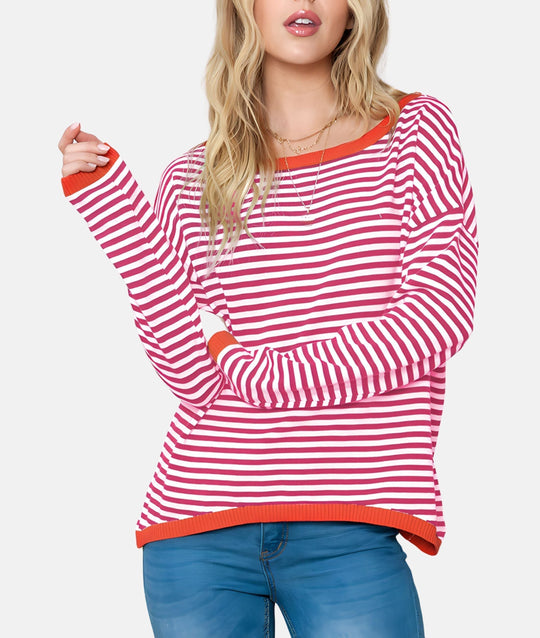 R&B | Gestreifter Pullover