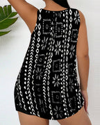 R&B | Gedrucktes Zweiteiliges Tankini