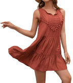 Ärmelloses Strandkleid für Damen