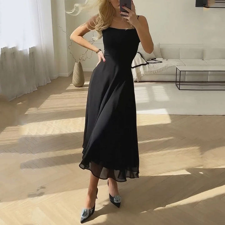 R&B | Damenmode, Elegante, Ärmellose, Einfarbige Kleider
