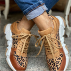 Turnschuhe mit Leopardenmuster R&B