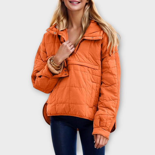 R&B | Gestepptes Jacket mit Kapuze