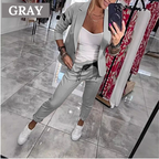R&B | 2-Teiliges Set Bestehend Aus Einem Lässigen Blazer und Einer Hose