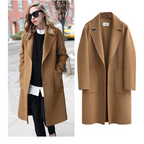 R&B | Klassischer Winter Trenchcoat Für Damen Lang