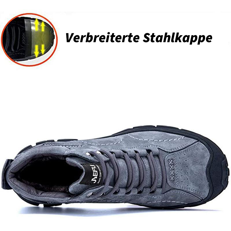 Warme und hohe Arbeitssicherheitsstiefel aus Winter Kaschmir und Stahlkappe R&B