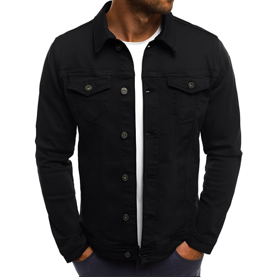R&B | Stylische Denimjacke mit Taschen für Männer