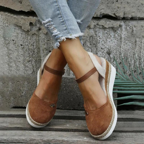 Vintage Wedge Sandalen R&B