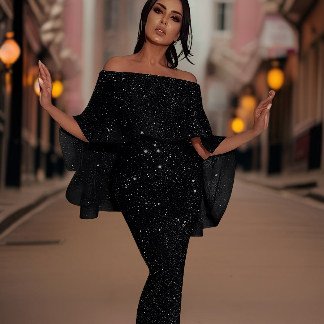 Everly | Off-Shoulder-Kleid mit Rüschen